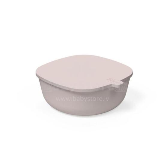 179084 BOWL WITH LID BEIGE 6+