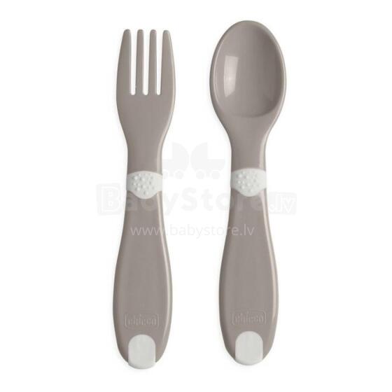179404 FIRST PLASTIC CUTLERY 12M+ GREY