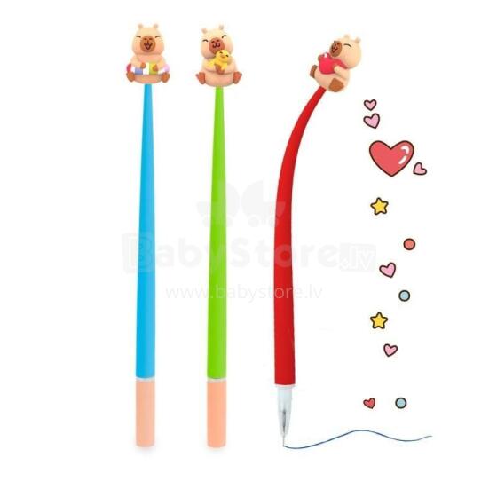 Capybara Happy Life - Wiggly fineliner, line width 0.5 mm, 3 assorted