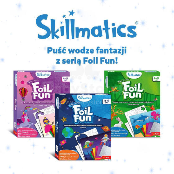 TREFL 62605 Skillmatics Foil Fun Creative Kit Модные творения