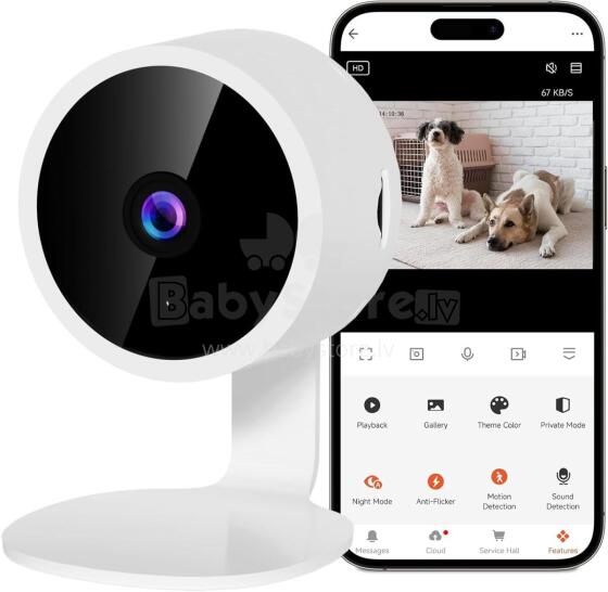 La bebe™ Accessories Wi-Fi Camera 120 Degree Vertical Art.244579  digitālā video uzraudzības ierīce