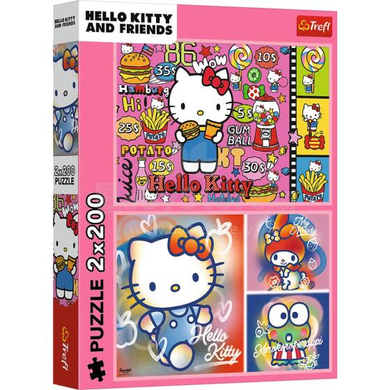 TREFL 13336 Puzle 2x200 Hello Kitty un draugi