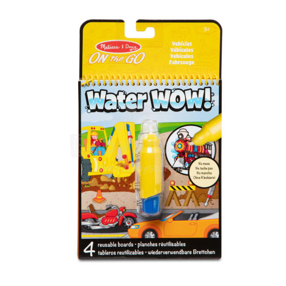 MELISSA & DOUG Water Wow! - Vehicles