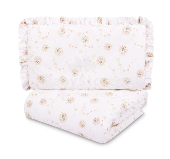 2 PIECE BEDDING DANDELIONS BEIGE 100X135 CM