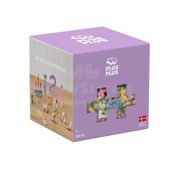 Konstruktors Plus Plus Mini Pastel, 600 daļas