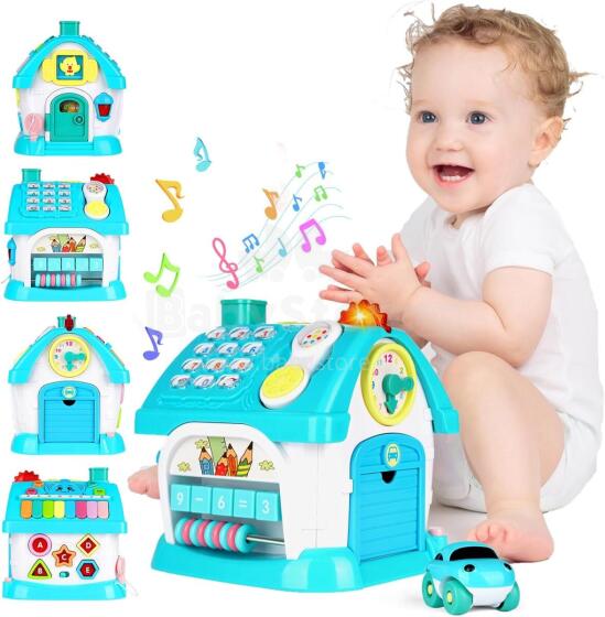 Musical  Baby Playhouse Art.24548 Музыкальная развивающая игрушка Домик, 12+ мес.