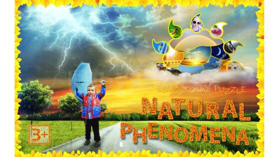 Izglītojoša puzle Natural Phenomena, 3+