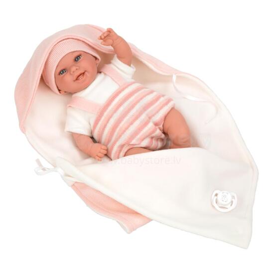 Arias baby с одеяльцем, розовый, 35 см