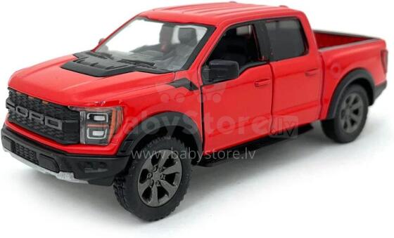 Автомобиль KiNSMART, Ford F-150 Raptor 2022 года, красный