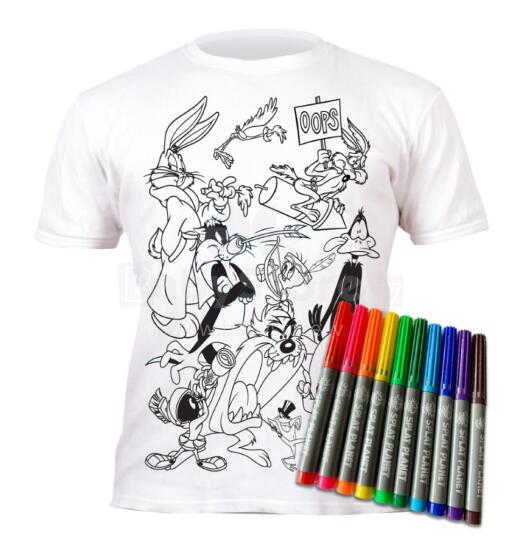 Футболка Splat Planet с маркерами, Looney Tunes