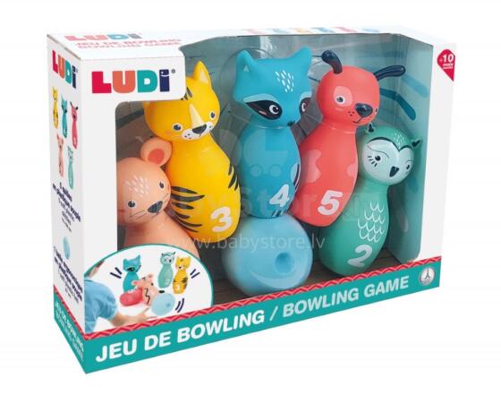 LUDI игра в боулинг, лесные жители