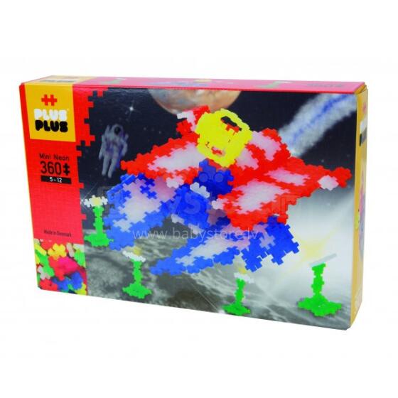 Конструктор Plus Plus Space, Мини Неон, 360 деталей