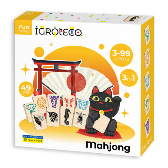 Игра Igroteco Маджонг, 49 элементов.