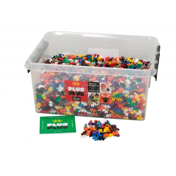 Konstruktors Plus Plus Mini Basic, 6000 daļas