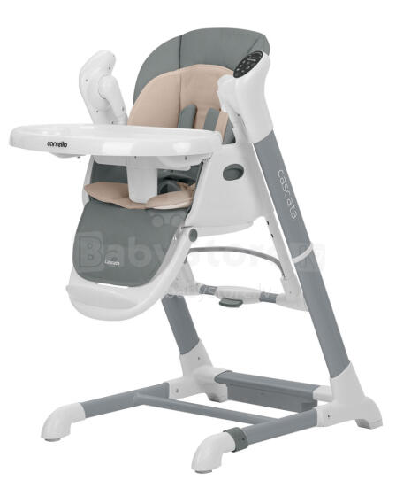 Carrello Cascata Art.CRL-10303/1 Space Grey Daudzfunkcionālais barošanas krēsliņš 3 in1