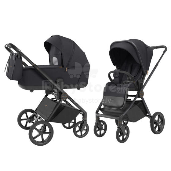 Bērnu rati 2in1 CARRELLO Ultra CRL-6527 Basalt Black