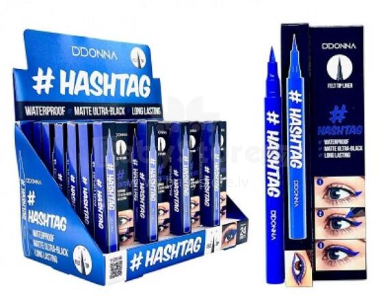 Eyeliner Liquid Hashtag 24H B Azul Oscuro
