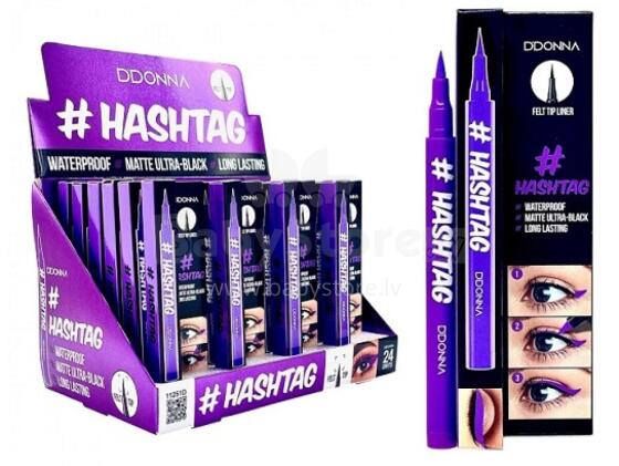 Kontūrzīmulis Liquid Hashtag 24H D Lila