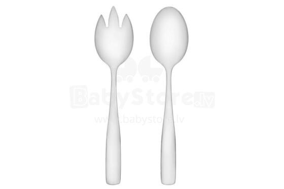 Maku Basic Salad servers steel