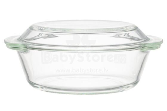 Maku Casserole dish with glass lid 1,8 L + 0,92 L 26x23x10 cm