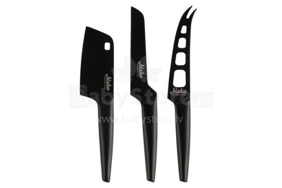 Maku Cheese knives black 3 pcs