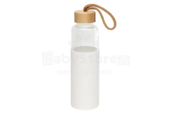 Maku Water bottle with silicon sleeve 55 cl white