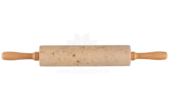 Maku Rolling pin marble beige 46 cm