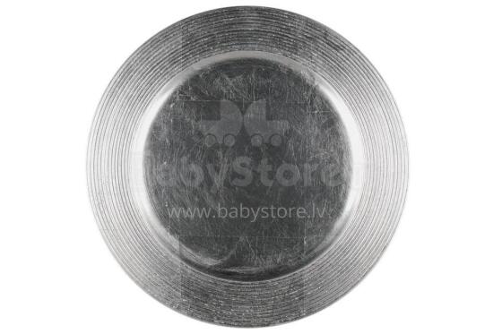 Winteria Charger plate 33 cm silver