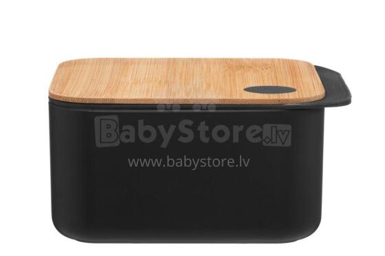 Maku rPET storage box with bamboo lid M