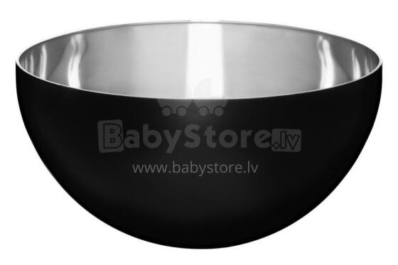 Maku Stainless steel bowl black 24 cm