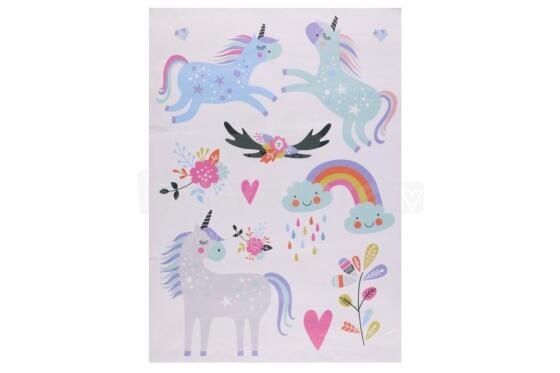4Living Wall sticker unicorn 50 x 70 cm