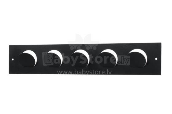 4Living Wall крючки клипса черные 42x8 см