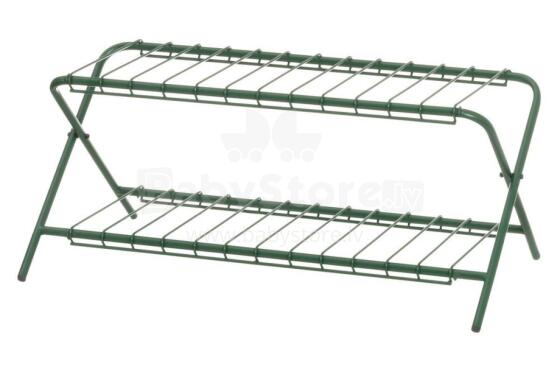 4Living Shoerack Flip dark green 70x40x31 cm