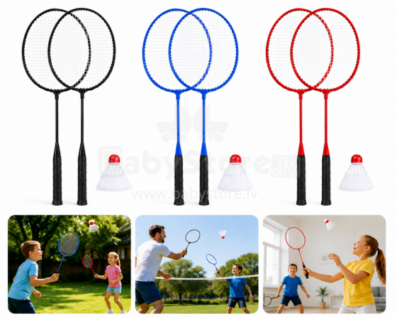 I-Toys Badminton Set Art.247433 Badmintona komplekts (2 raketes + 1 volāns)