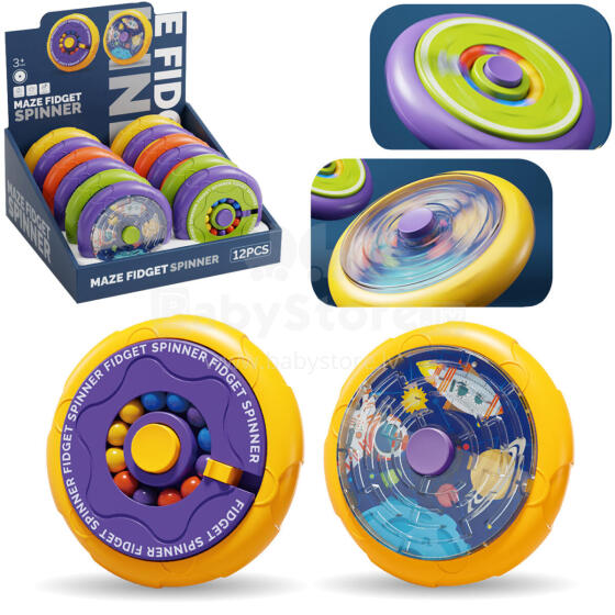 SPINNER 2W1 LABIRYNT I UKŁADANKA