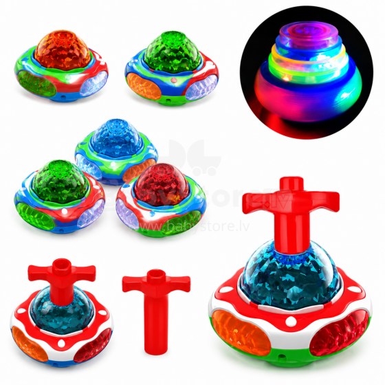 I-Toys Flsshing Top Art.247437 LED Light-Up Spinning Top