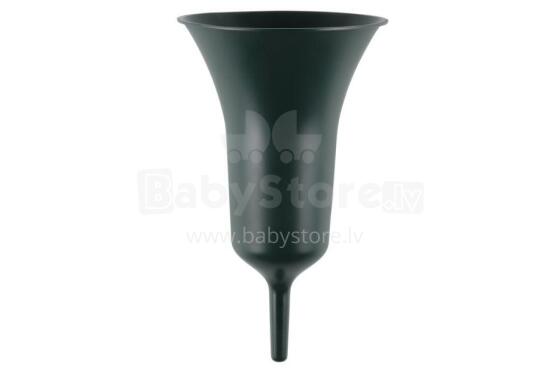 Plastmasas ziedu vāze zaļa 32,5 cm