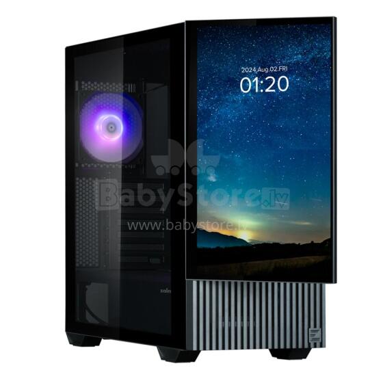 Zalman Z10 DS ATX Mid Tower PS Case Black, 120 mm  ARGB Fan x1