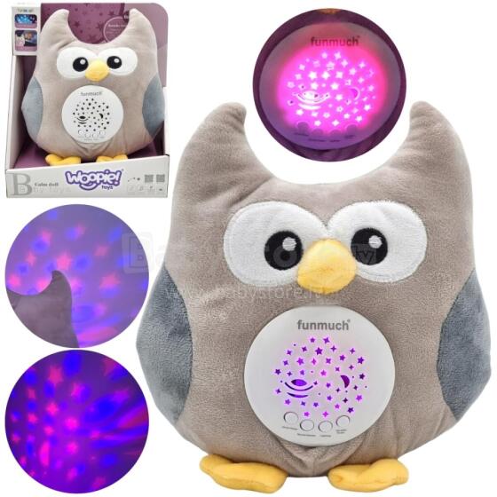 WOOPIE BABY 2in1 Сова Спящая игрушка-проектор - 10 колыбельных