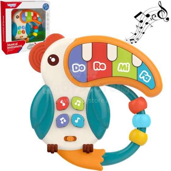 WOOPIE BABY Musical Toy Piano Teether Pelican 3in1