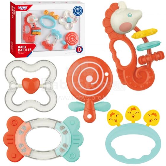 WOOPIE BABY Sensory Rattle Teether Set