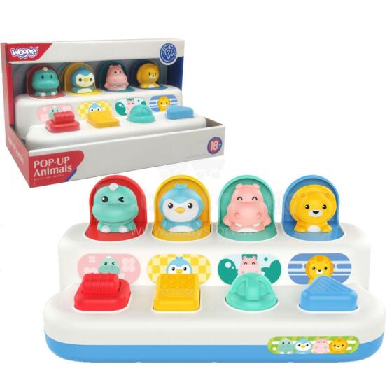 WOOPIE BABY развивающая игрушка всплывающие животные