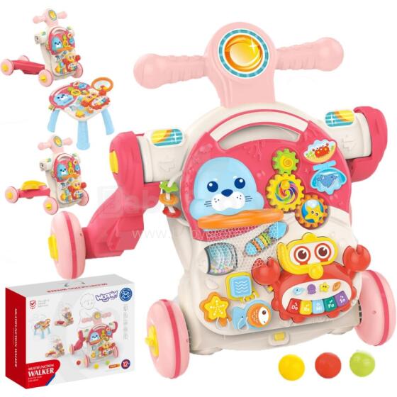 WOOPIE BABY Pusher Walker Educational Table Scooter Ride-on 4in1