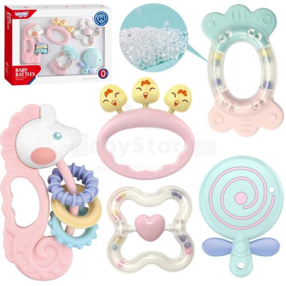 WOOPIE BABY Sensorā grabulīša zobu komplekts