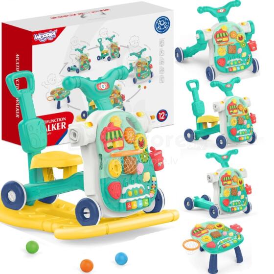 WOOPIE BABY 5in1 Baby Walker Multifunctional Blue 1+