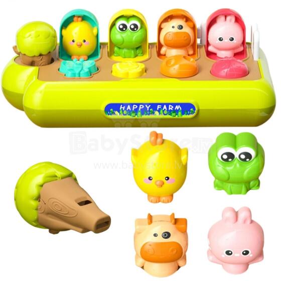 WOOPIE BABY развивающая игрушка Pop-up Animals Happy Farm POP-UP