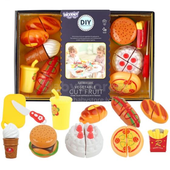 WOOPIE XXL Fast Food Confectionery Cutting Set
