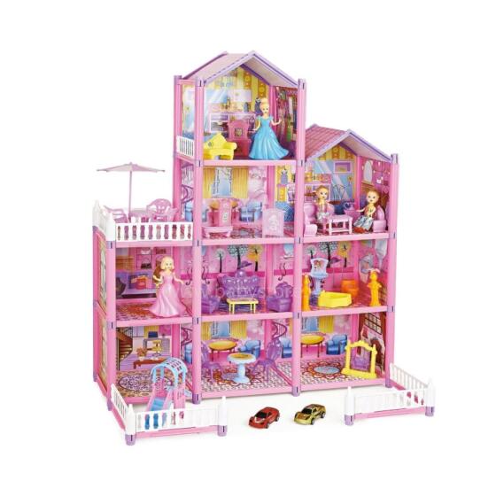 Кукольный домик WOOPIE Mega Villa LOVELY HOUSE 194 шт.