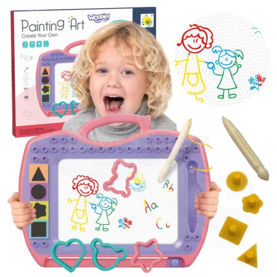 WOOPIE Magnetic Color Board + Stamps + Patterns