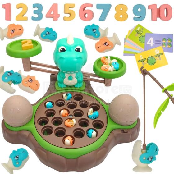 WOOPIE Scales Game Fishing Baby Prehistoric Dinosaurs Science Abacus